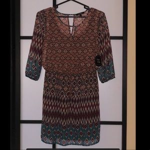 BeBop Boho Dress Medium NWT